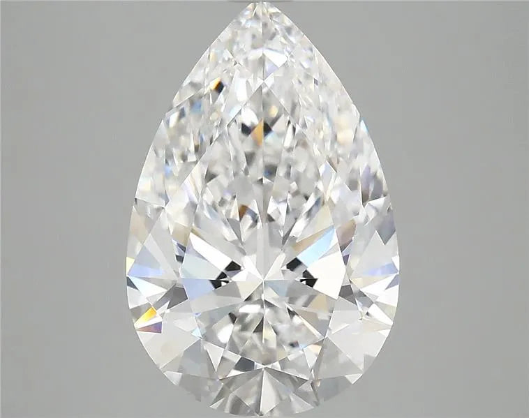 4.10ct Pear Lab Grown Diamond (Colour D, Clarity VVS2, IGI Certified)