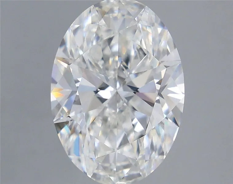 4.20ct Oval Lab Grown Diamond (Colour F, Clarity VVS2, IGI Certified)