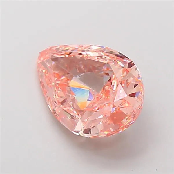 4.50ct Pear Lab Grown Diamond (Colour Fancy Vivid Pink, Clarity VVS2, IGI Certified)