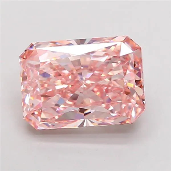 4.52ct Radiant Lab Grown Diamond (Colour Fancy Intense Pink, Clarity VVS2, IGI Certified)