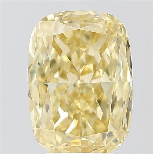 4.53ct Cushion modified Lab Grown Diamond (Colour Fancy Intense Yellow, Clarity VS1, IGI Certified)