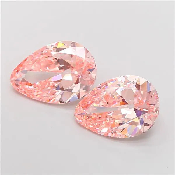 4.89ct Pear Lab Grown Diamond (Colour Fancy Vivid Pink, Clarity VVS2, IGI Certified)