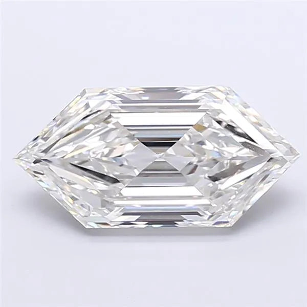 5.00ct Hexagonal Lab Grown Diamond (Colour F, Clarity VVS2, IGI Certified)