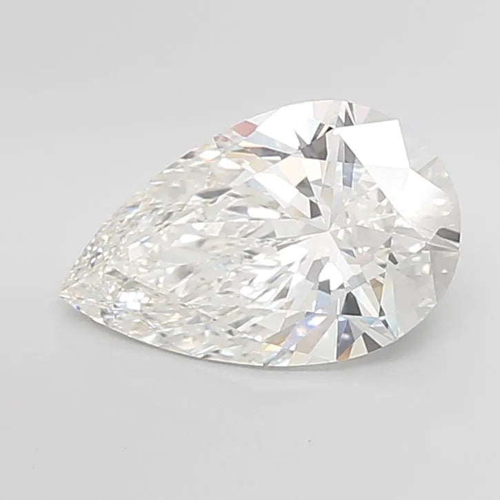 5.05ct Pear Lab Grown Diamond (Colour Fancy Vivid Pink, Clarity VVS2, IGI Certified)