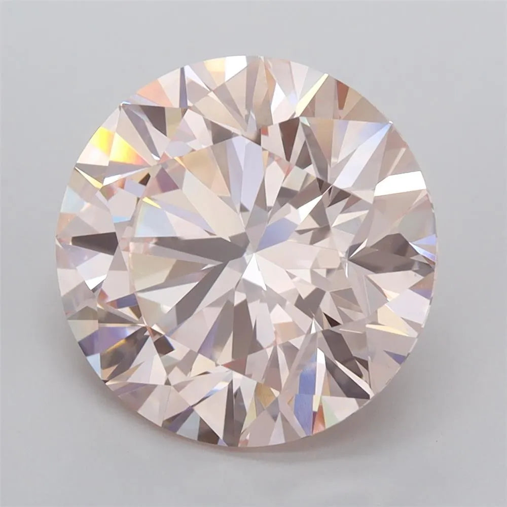 5.05ct Round Lab Grown Diamond (Colour Fancy Intense Pink, Clarity VVS2, Cut ID, IGI Certified)