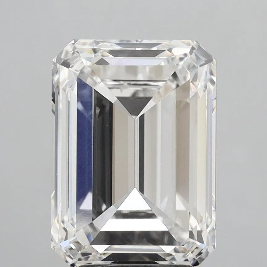5.06ct Emerald Lab Grown Diamond (Colour F, Clarity VVS2, IGI Certified)