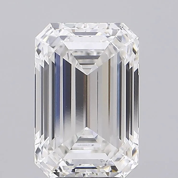 5.55ct Emerald Lab Grown Diamond (Colour G, Clarity VVS2, IGI Certified)