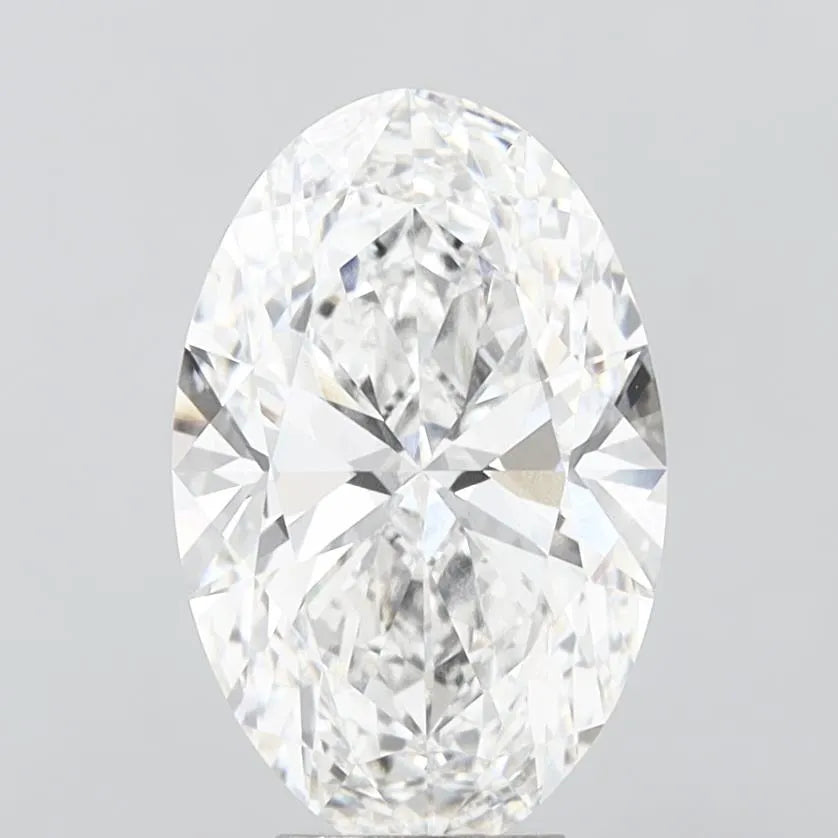 6.09ct Oval Lab Grown Diamond (Colour E, Clarity VVS2, IGI Certified)