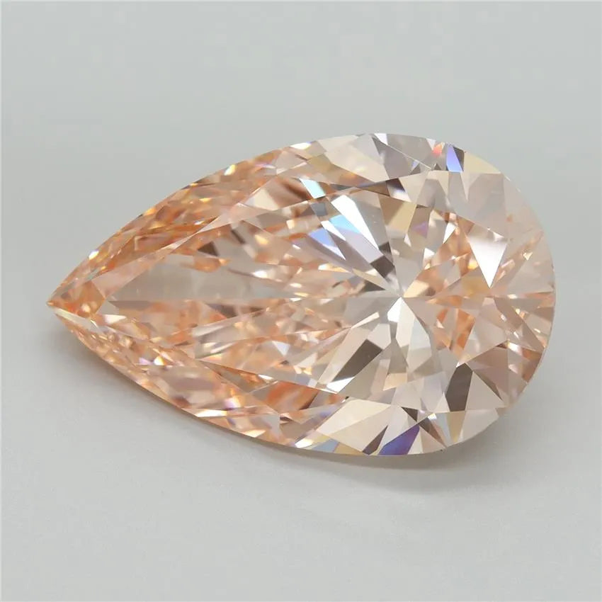 9.15ct Pear Lab Grown Diamond (Colour Fancy Intense Pink, Clarity VVS2, IGI Certified)