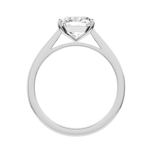 Cushion Lab-grown Diamond Bridal Ring — front