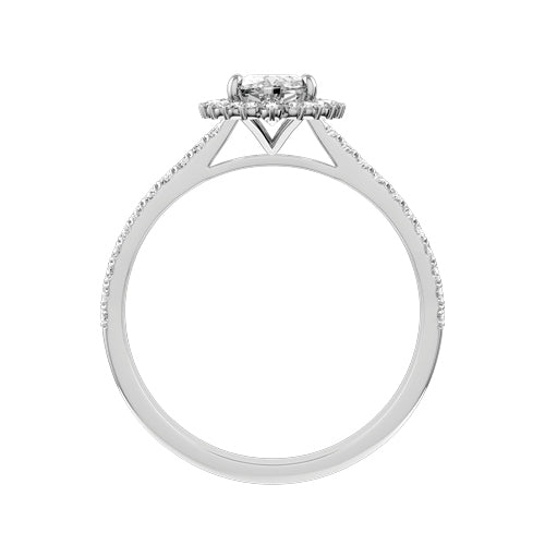 Marquise Lab-grown Diamond Bridal Ring — front