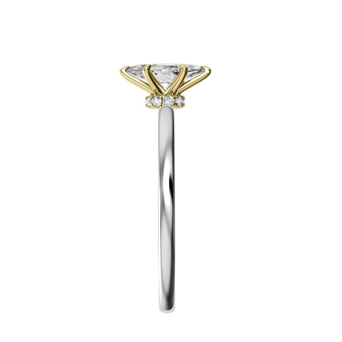 Marquise Lab-grown Diamond Bridal Ring — side