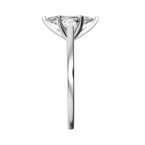 Marquise Lab-grown Diamond Bridal Ring — side