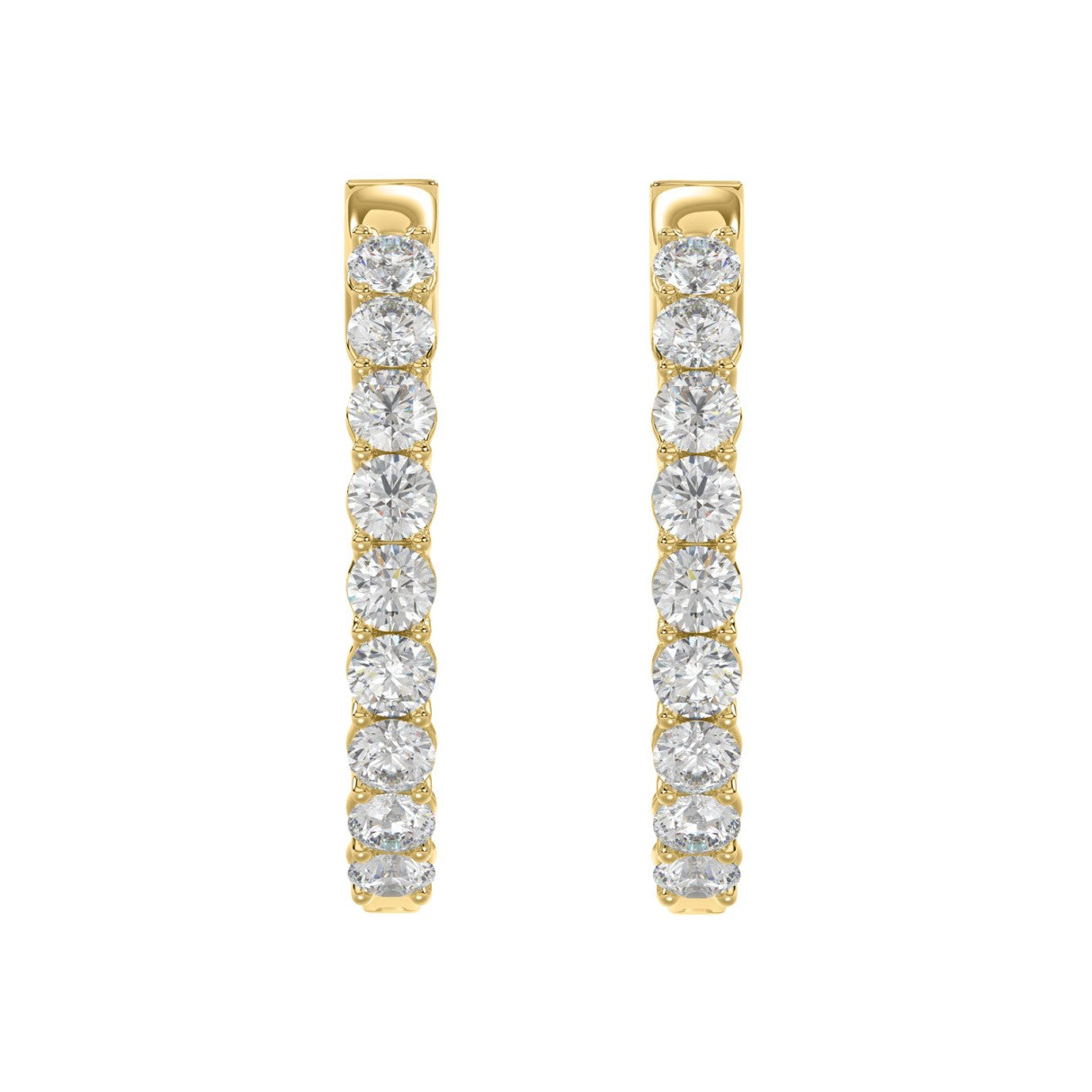 14K Yellow Gold, angled view