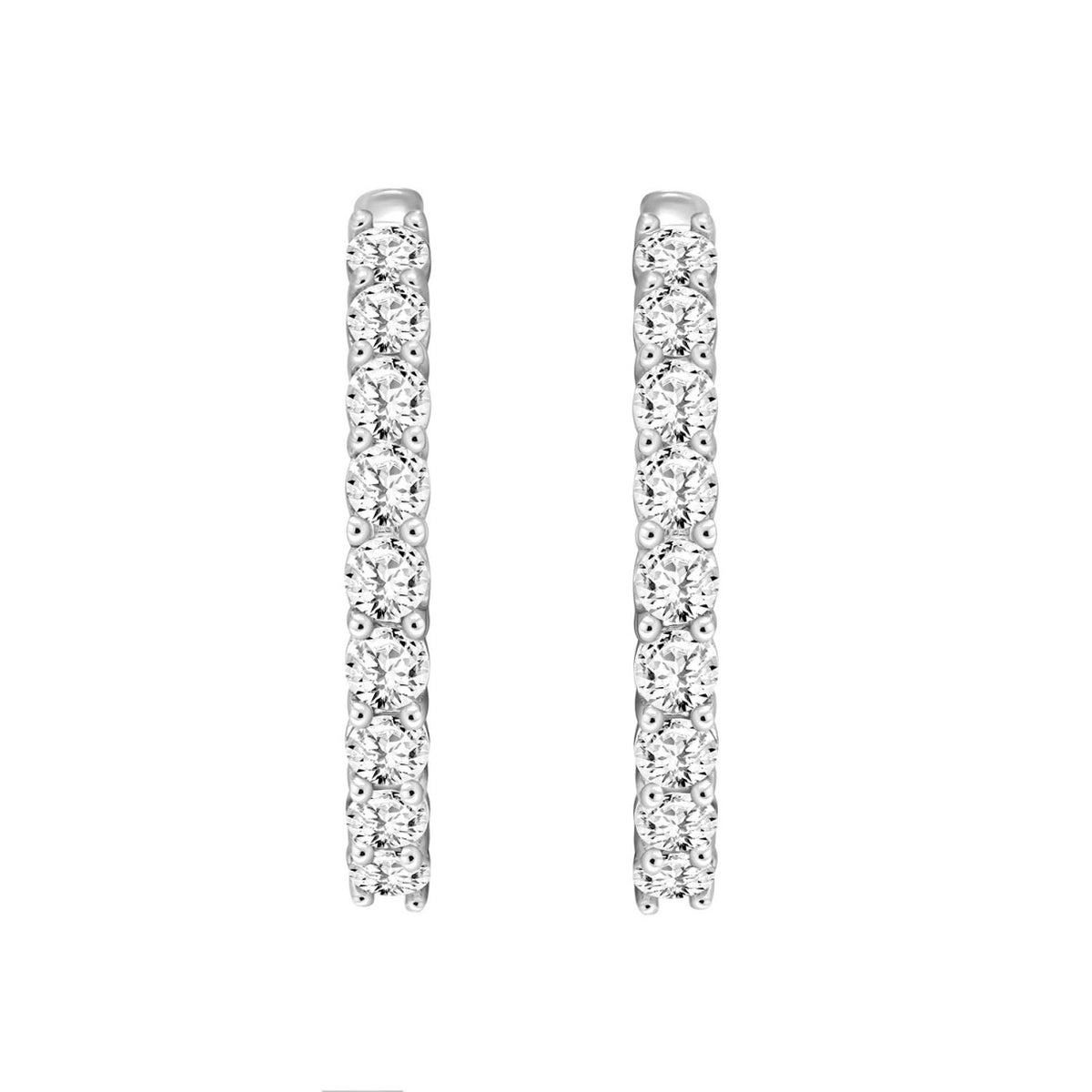 14K White Gold, angled view