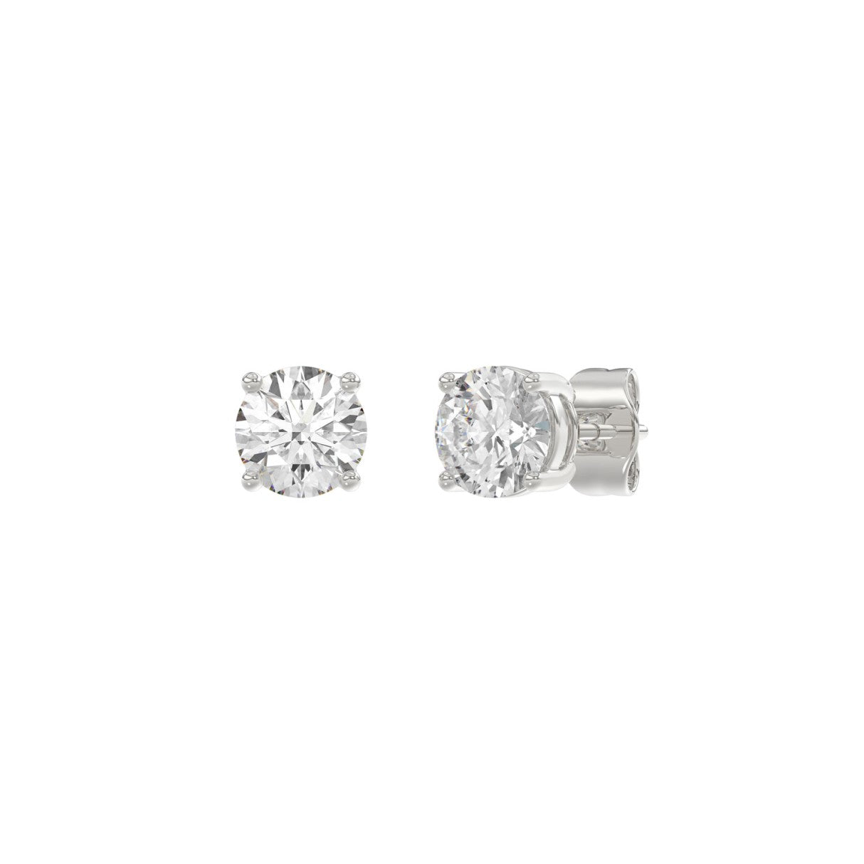 14K White Gold, angled view