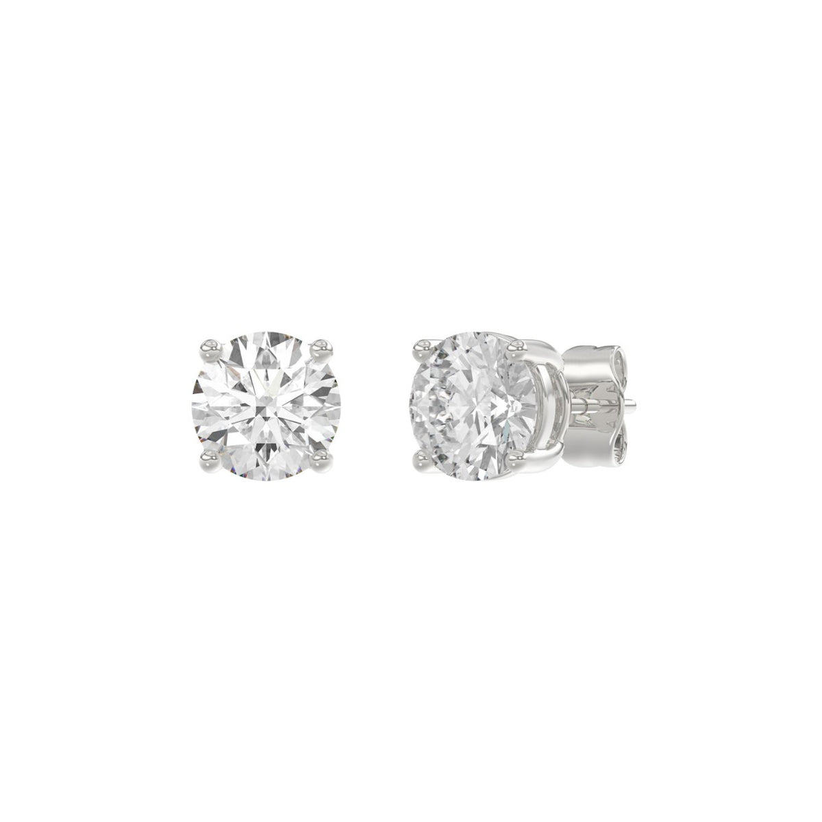 14K White Gold, angled view