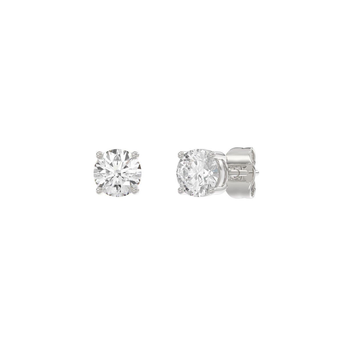 14K White Gold, angled view
