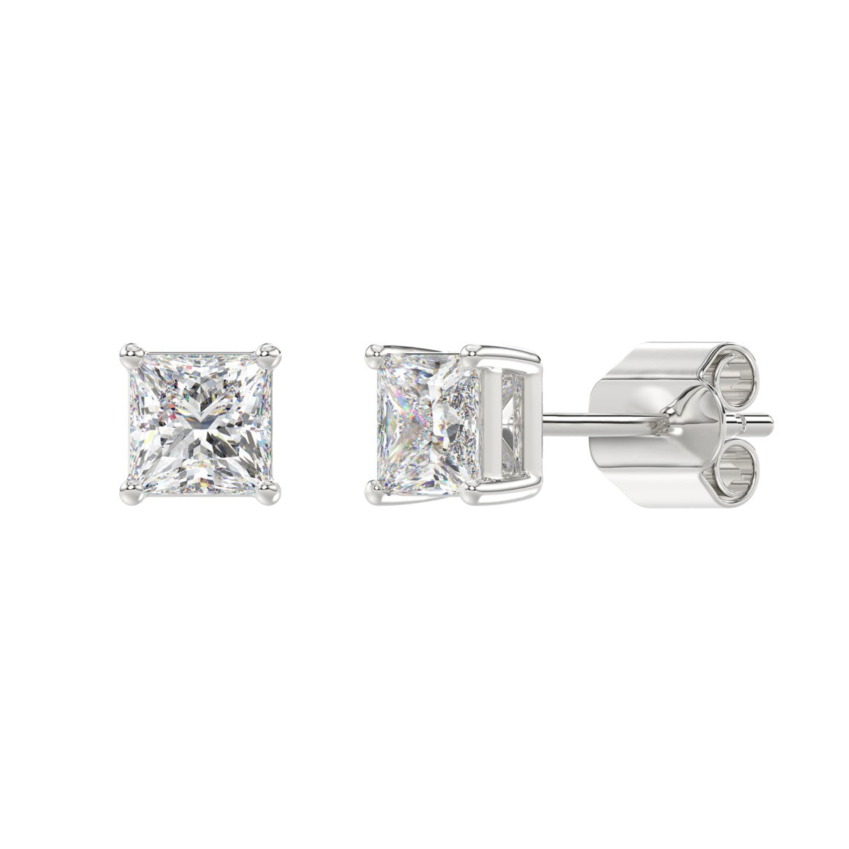 14K White Gold, angled view