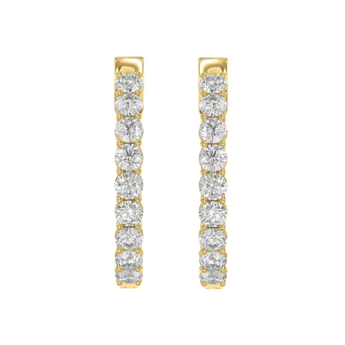 14K Yellow Gold, angled view