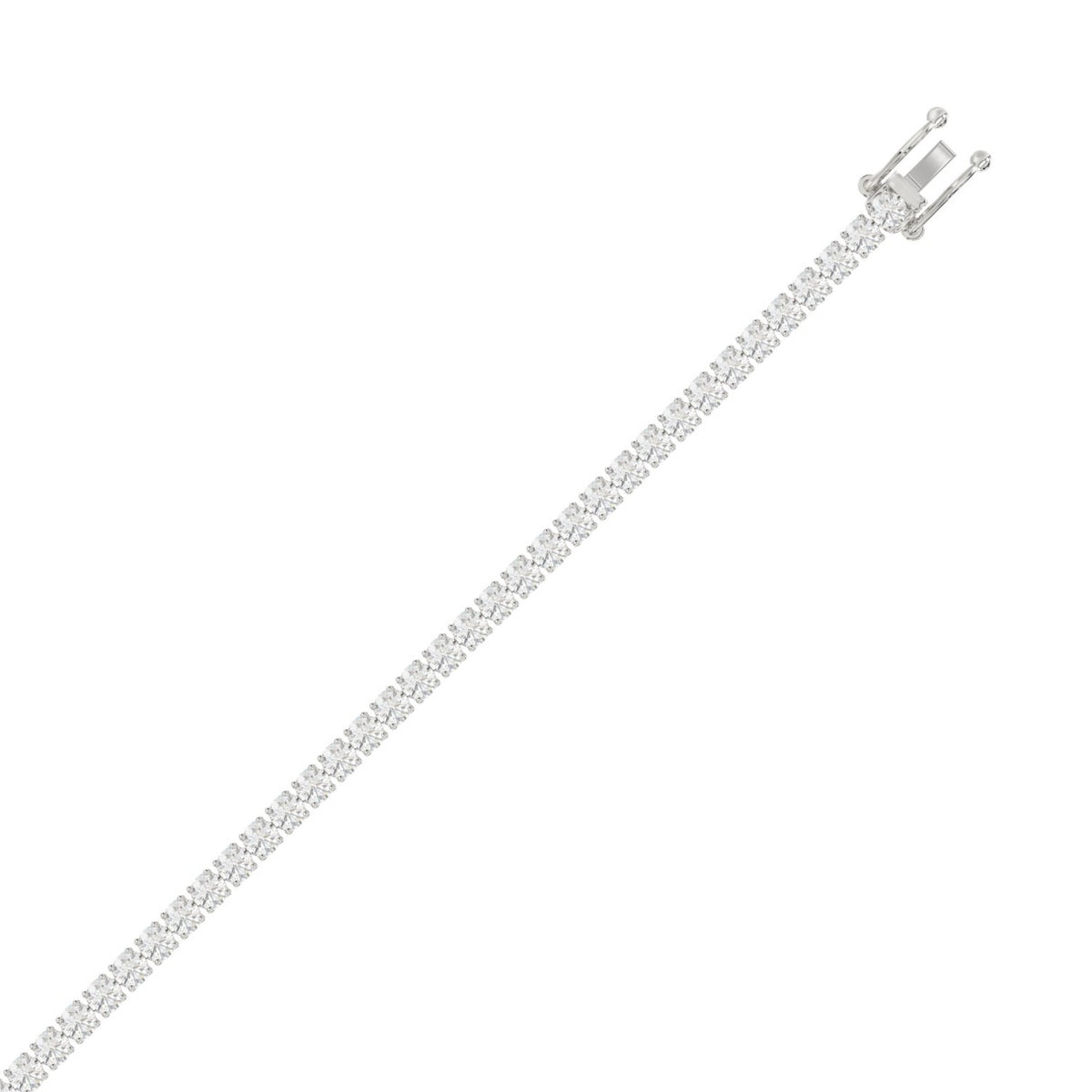 14K White Gold, top view