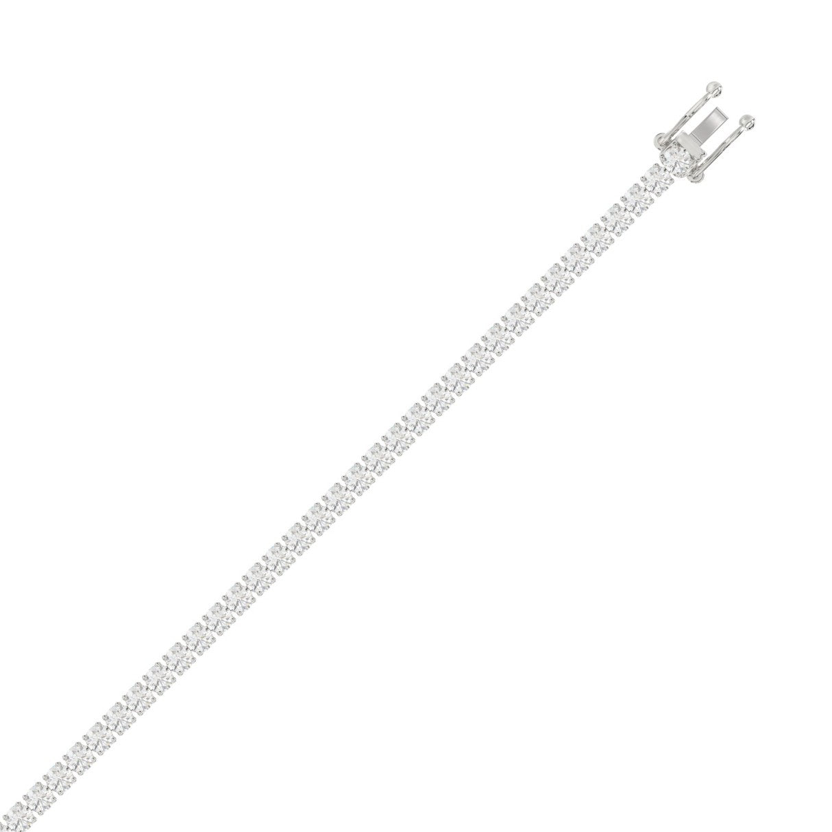 14K White Gold, top view