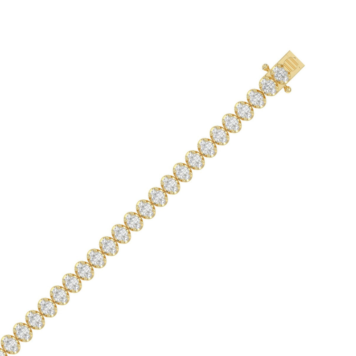 14K Yellow Gold, top view