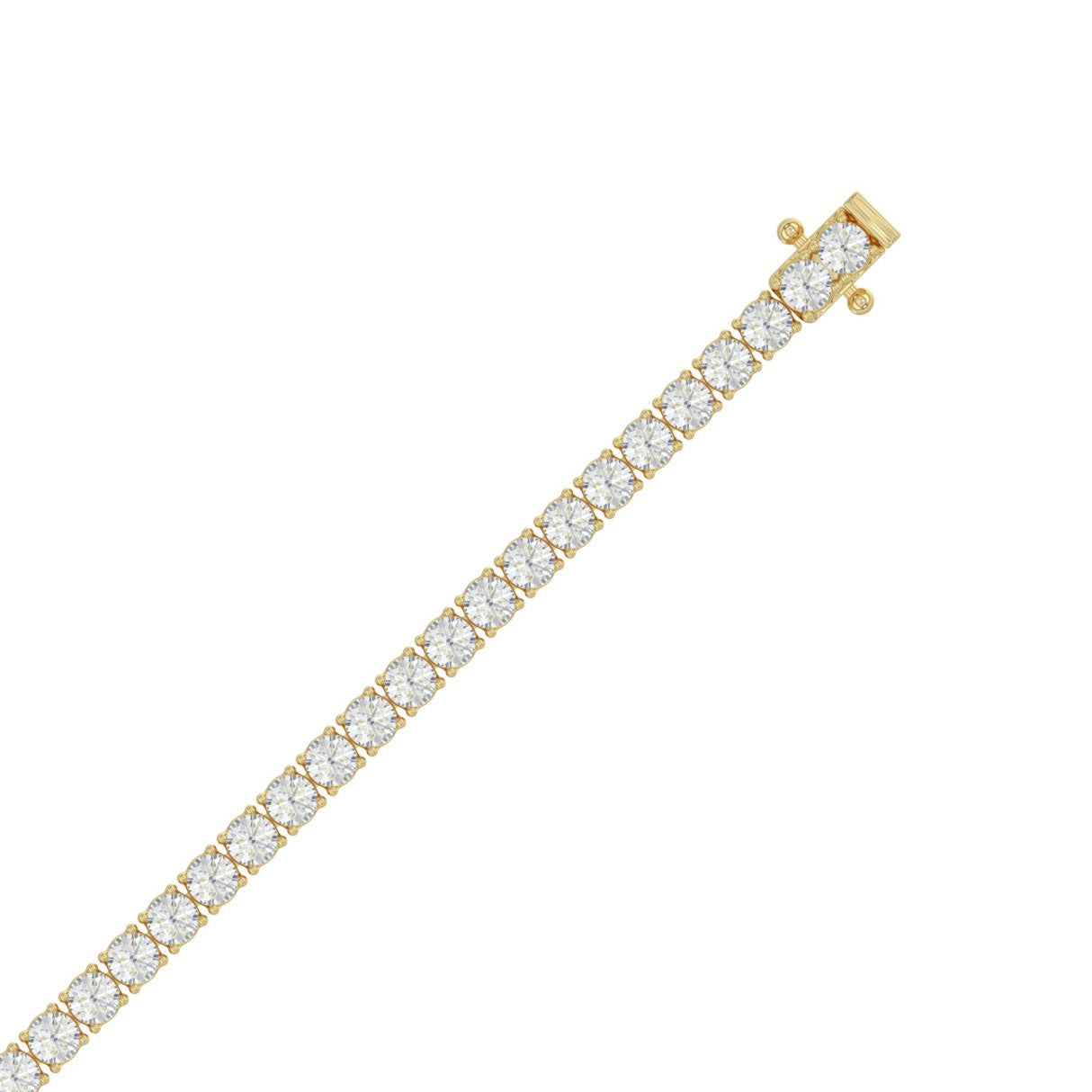 14K Yellow Gold, top view