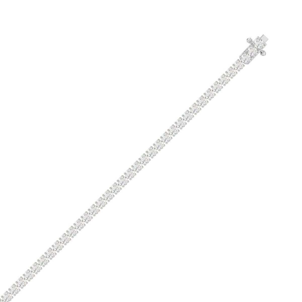 14K White Gold, flat view